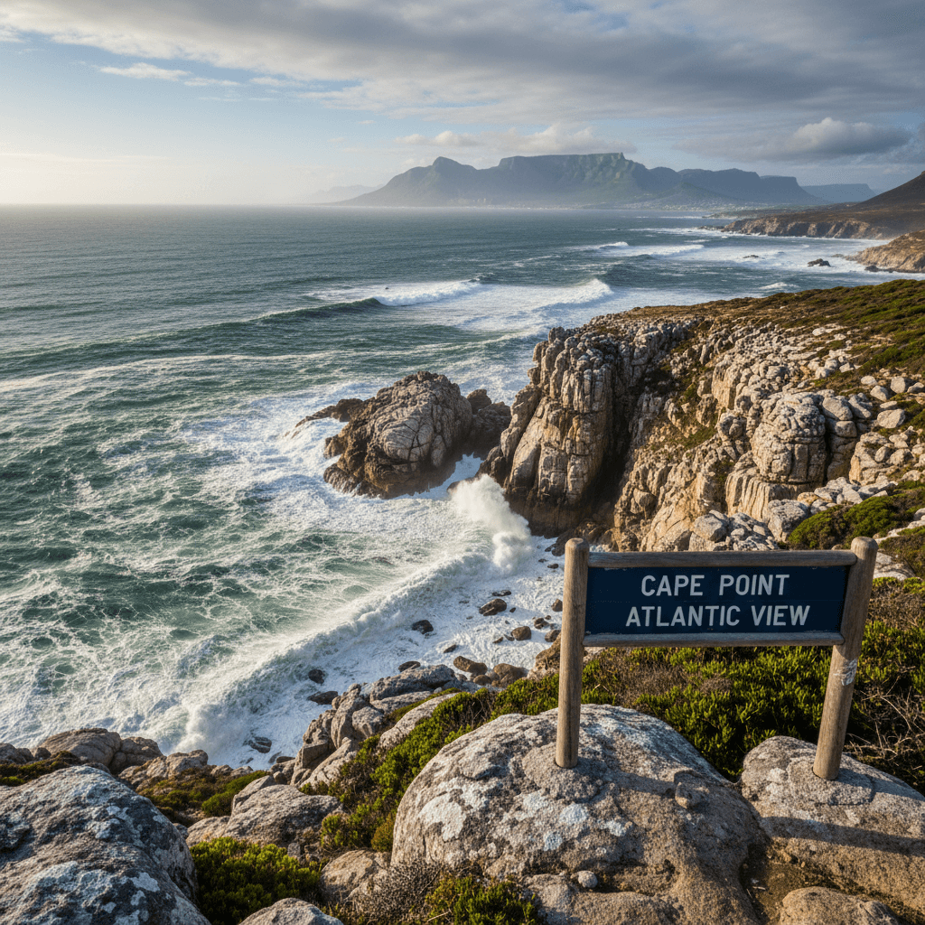 Dramatic coastal scenery in Cape Town